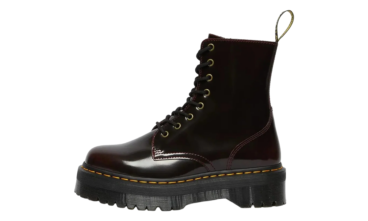 Jadon Arcadia Leather Platform Boots "Cherry Red Arcadia" 24764600
