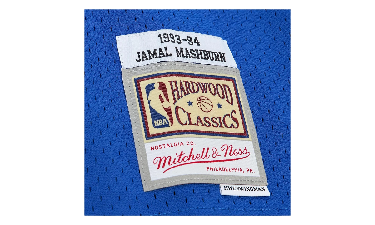 NBA Jersey "1993 Dallas Mavericks Jamal Mashburn - Royal" SMJY5704 DMA93JMBROYA