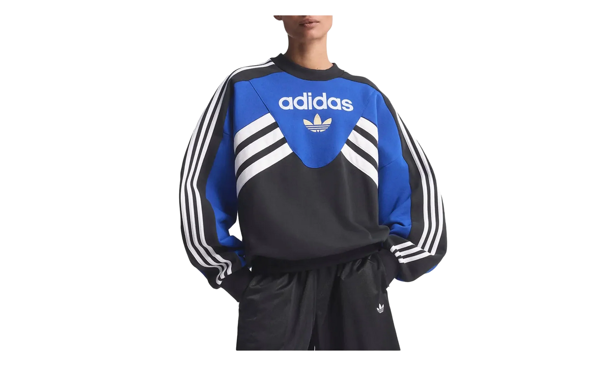 Cutline Crew Sweatshirt WMNS "Royal Blue Black" KD7769