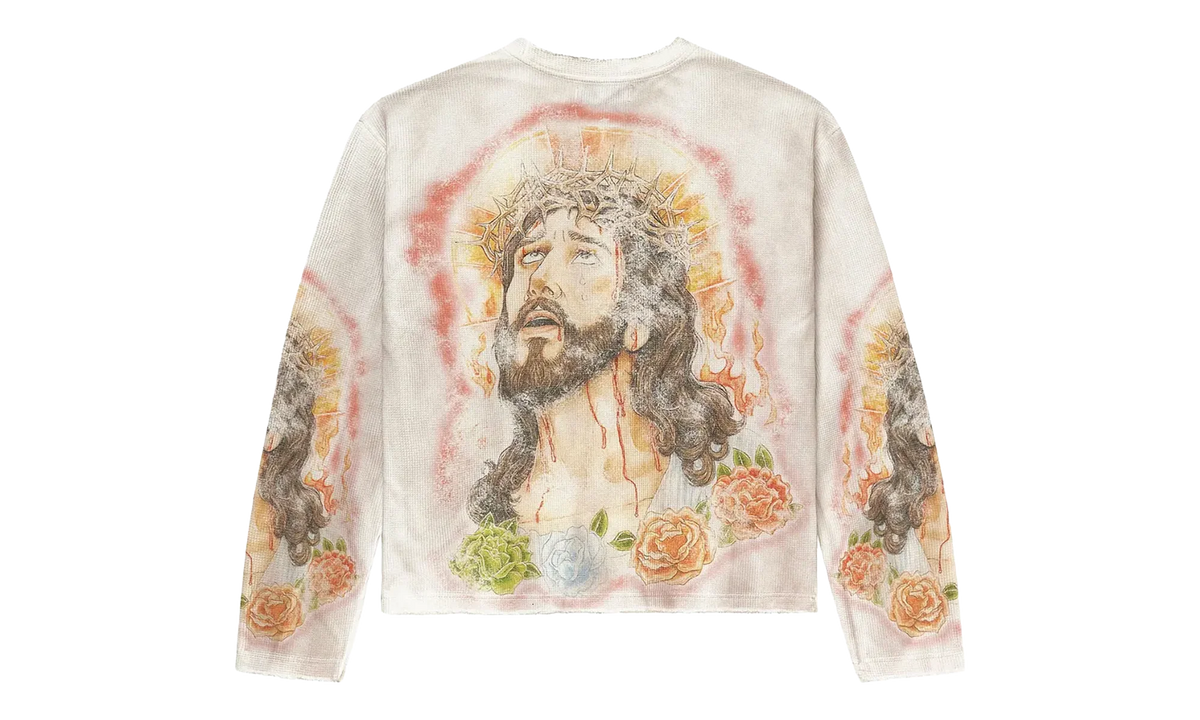 Riot Riot Thermal Sweatshirt "White" VAL86