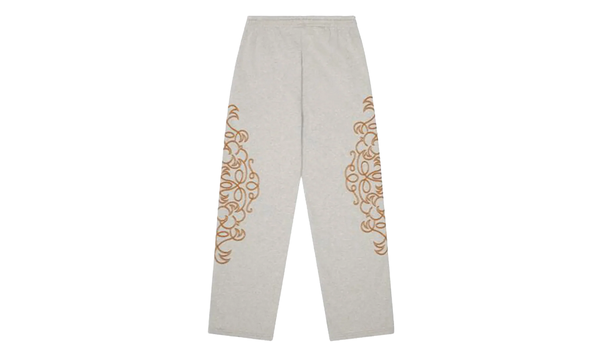 Western Embroidered Sweatpants "Grey" DT583