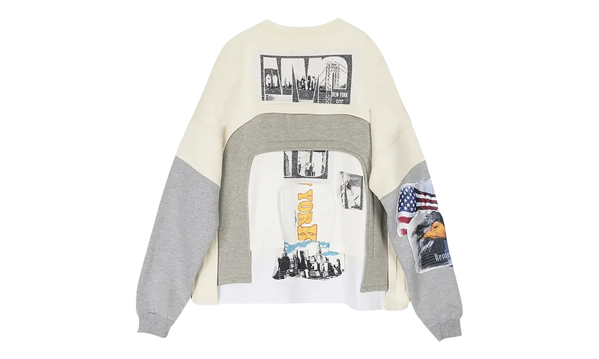 Arched Collage Crewneck "'Multicolor'" WDWFW23003 MULT