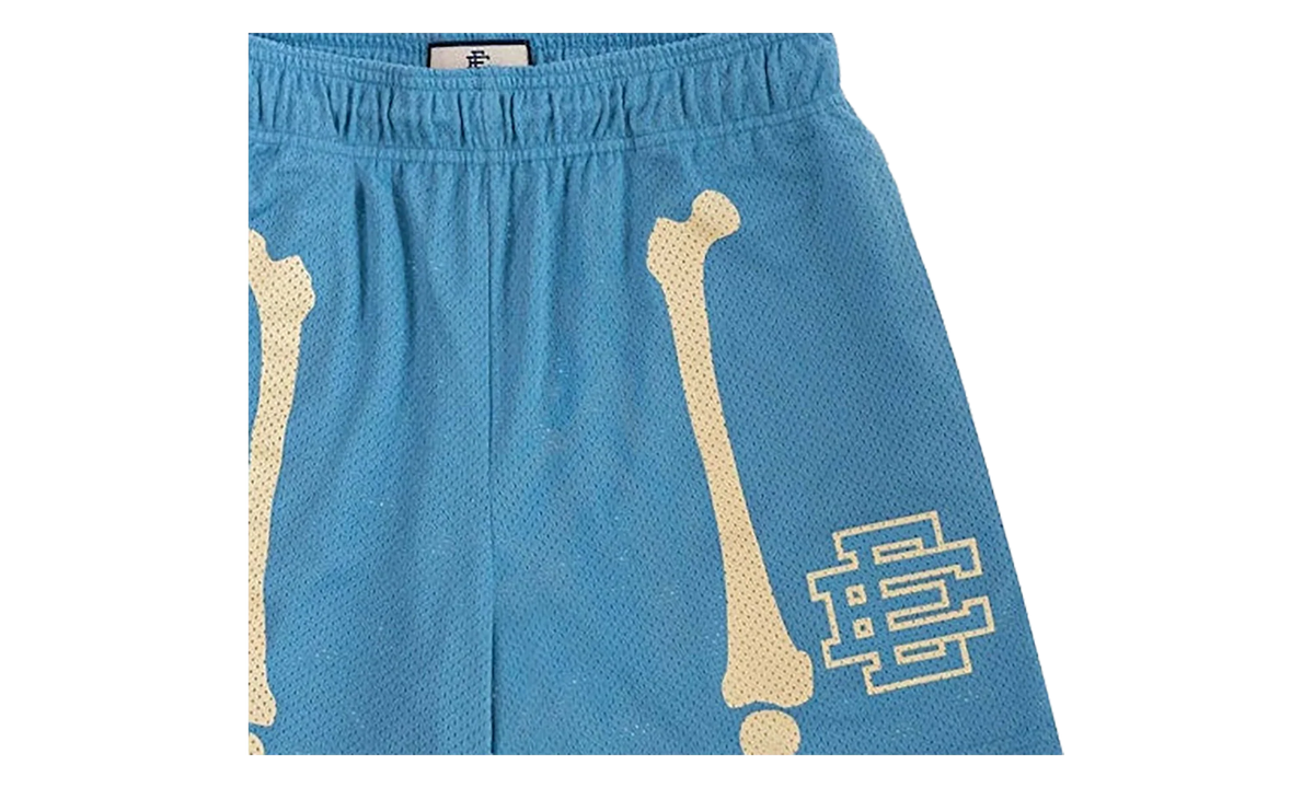 EE BASIC SHORT "Bones - Carolina Blue/ White Bones" EE752