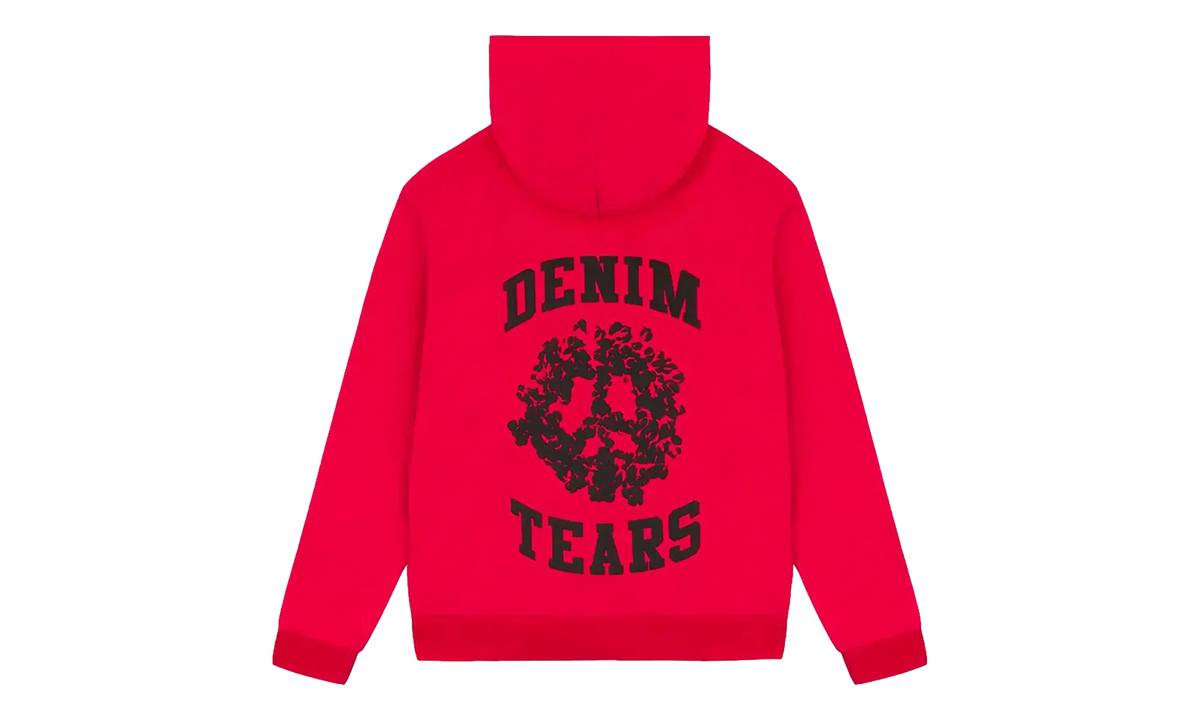 Denim University Zip Hoodie "Red" DT379