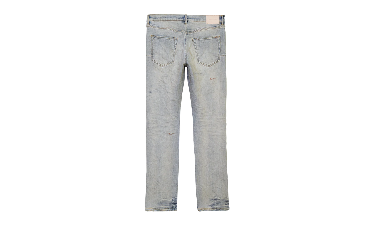 OIL REPAIR SLIM STRAIGHT SKINNY JEANS "Super Light Indigo" P011 SORS123